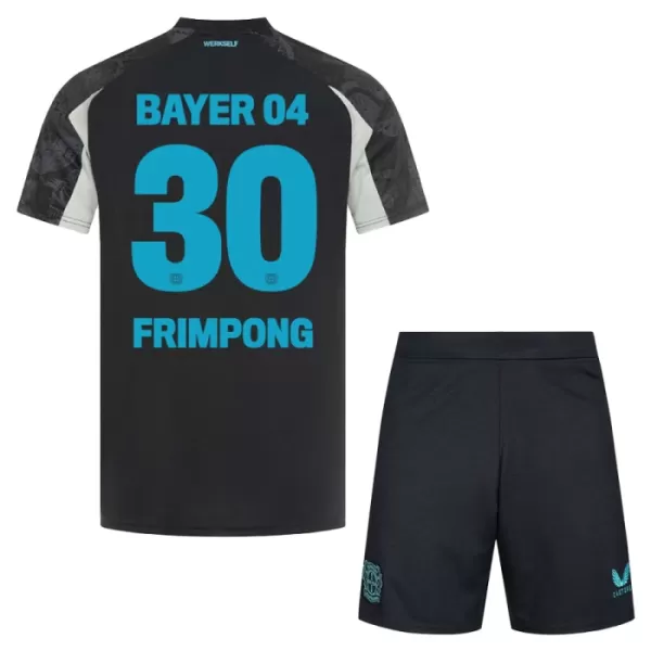 Camisola Bayer Leverkusen Jeremie Frimpong 30 Criança Equipamento 3ª 2024/25