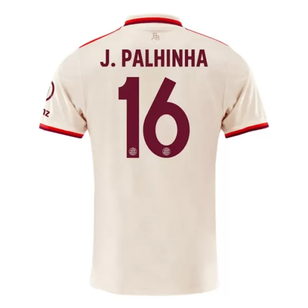 Camisola FC Bayern de Munique J. Palhinha 16 Criança Equipamento 3ª 2024/25