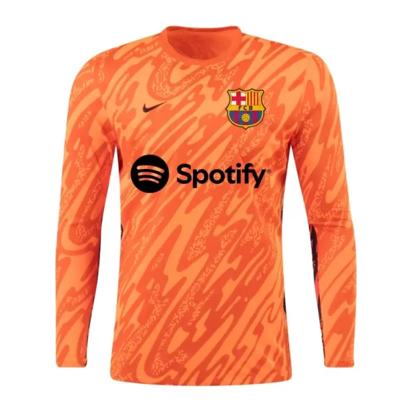 Camisola Guarda-Redes FC Barcelona Homem 2024/25 Laranja