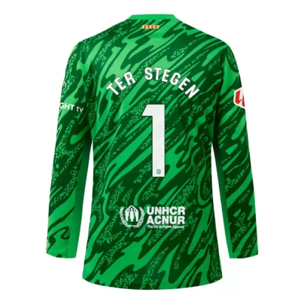 Camisola Guarda-Redes FC Barcelona Ter Stegen 1 Homem Equipamento 1ª 2024/25 Manga Comprida