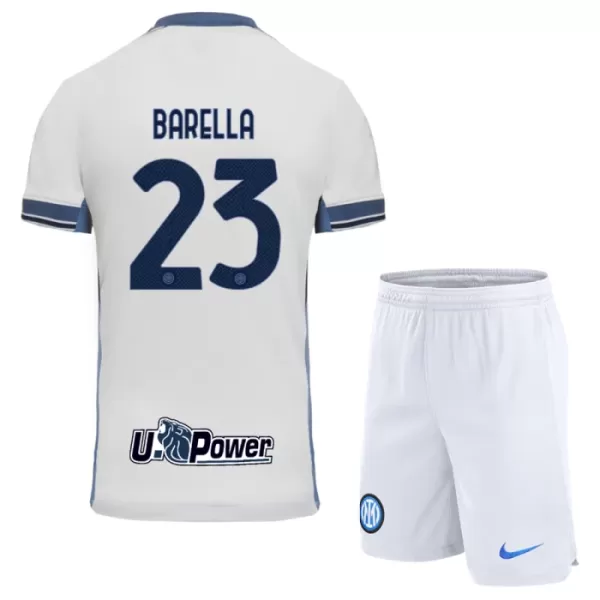 Camisola Inter Milan Barella 23 Criança Equipamento 2ª 2024/25