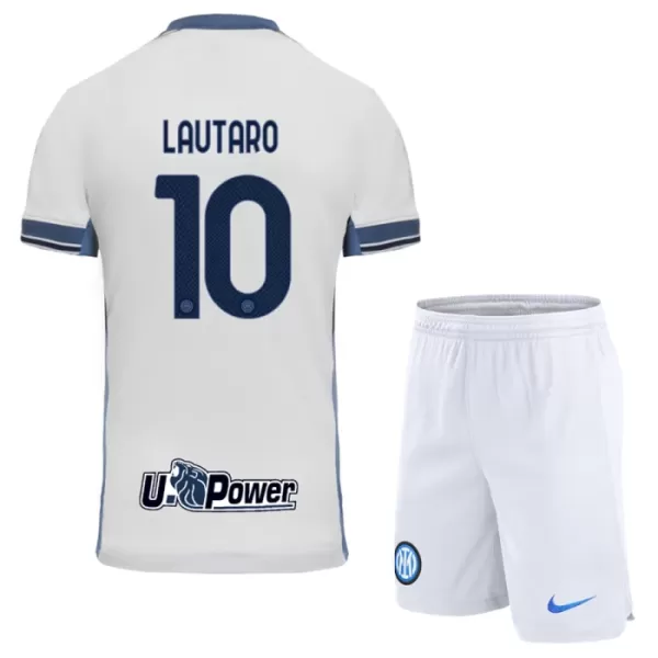 Camisola Inter Milan Lautaro Martinez 10 Criança Equipamento 2ª 2024/25