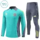 Conjunto de Moletom de Treino Ajax Amsterdam Criança Quarto-Zíper 2024/25 Verde