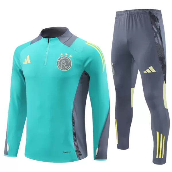 Conjunto de Moletom de Treino Ajax Amsterdam Homem Quarto-Zíper 2024/25 Verde