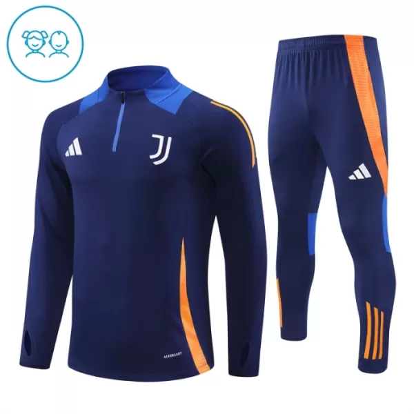 Conjunto de Moletom de Treino Juventus Criança Quarto-Zíper 2024/25 Navy