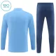 Conjunto de Moletom de Treino Manchester City Criança Quarto-Zíper 2024/25 Azul