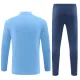 Conjunto de Moletom de Treino Manchester City Homem Quarto-Zíper 2024/25 Azul