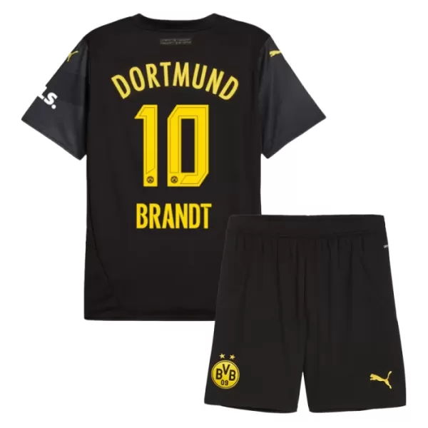 Camisola Borussia Dortmund Brandt 10 Criança Equipamento 2ª 2024/25