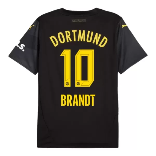 Camisola Borussia Dortmund Brandt 10 Criança Equipamento 2ª 2024/25