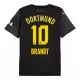 Camisola Borussia Dortmund Brandt 10 Homem Equipamento 2ª 2024/25