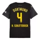 Camisola Borussia Dortmund N. Schlotterbeck 4 Criança Equipamento 2ª 2024/25