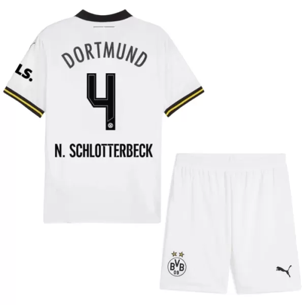 Camisola Borussia Dortmund N. Schlotterbeck 4 Criança Equipamento 3ª 2024/25