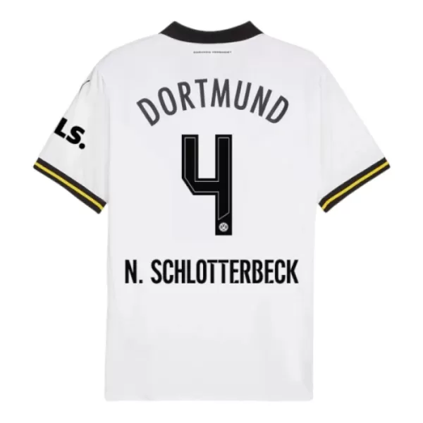 Camisola Borussia Dortmund N. Schlotterbeck 4 Criança Equipamento 3ª 2024/25