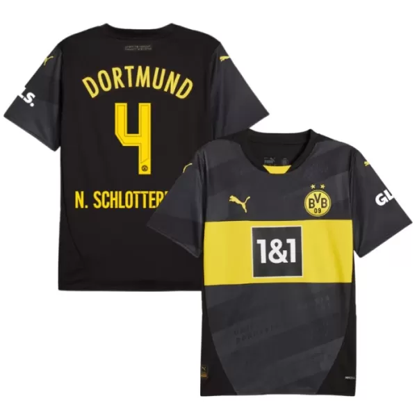 Camisola Borussia Dortmund N. Schlotterbeck 4 Homem Equipamento 2ª 2024/25