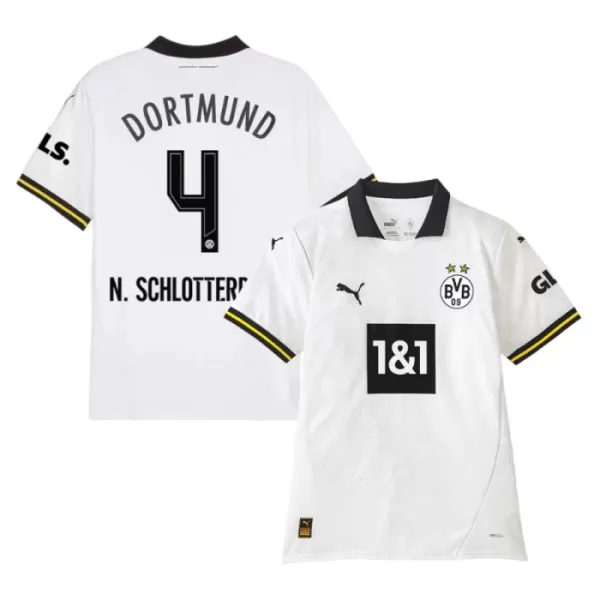 Camisola Borussia Dortmund N. Schlotterbeck 4 Homem Equipamento 3ª 2024/25