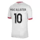 Camisola Liverpool Mac Allister 10 Criança Equipamento 3ª 2024/25