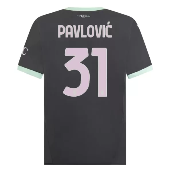 Camisola AC Milan Pavlovic 31 Homem Equipamento 3ª 2024/25