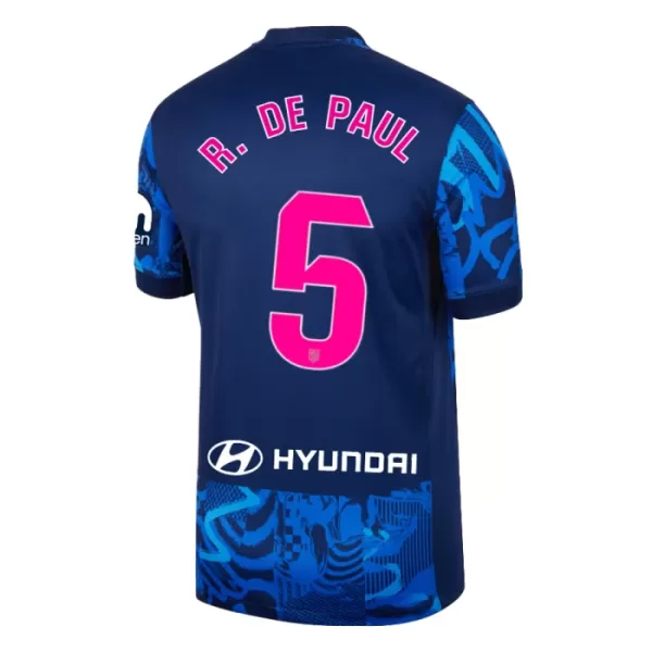 Camisola Atlético Madrid R. De Paul 5 Criança Equipamento 3ª 2024/25