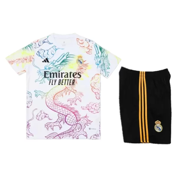 Camisola Real Madrid Dragon Criança 2024/25 Branca