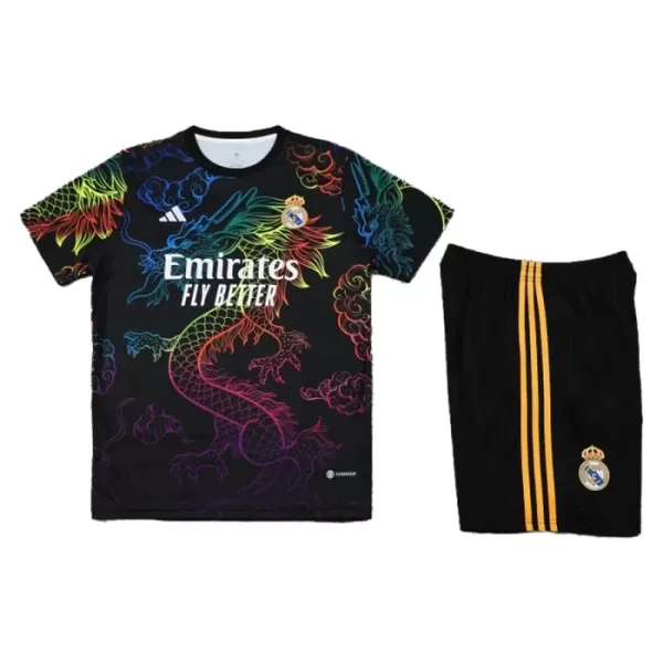 Camisola Real Madrid Dragon Criança 2024/25 Preta