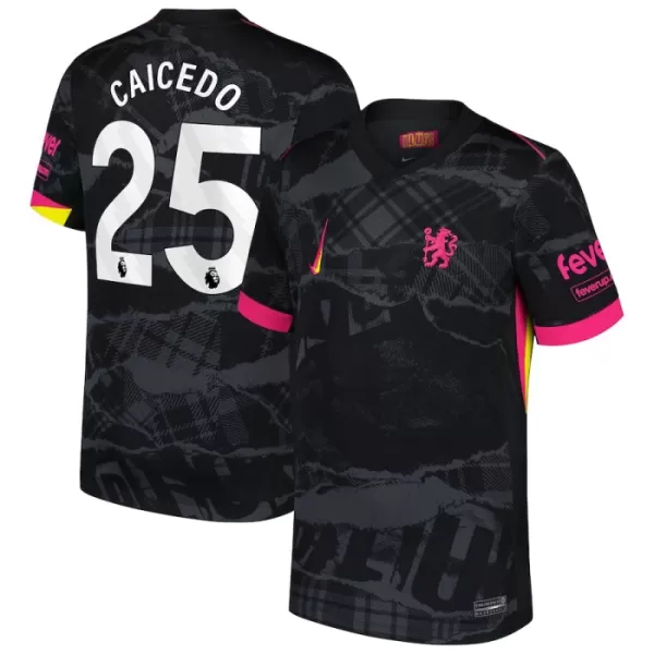 Camisola Chelsea Caicedo 25 Homem Equipamento 3ª 2024/25