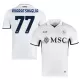 Camisola Napoli Kvaratskhelia 77 Homem Equipamento 2ª 2024/25