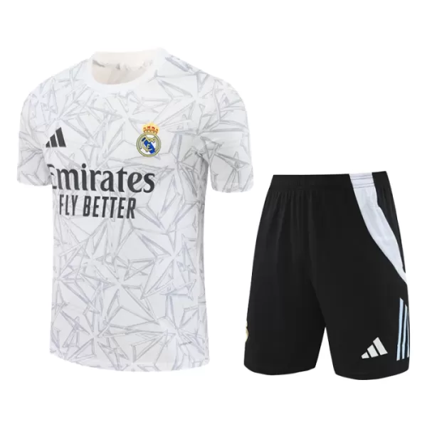 Camisola Real Madrid Pre-Match Criança 2024/25 Branca