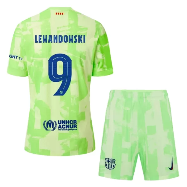 Camisola FC Barcelona Lewandowski 9 Criança Equipamento 3ª 2024/25