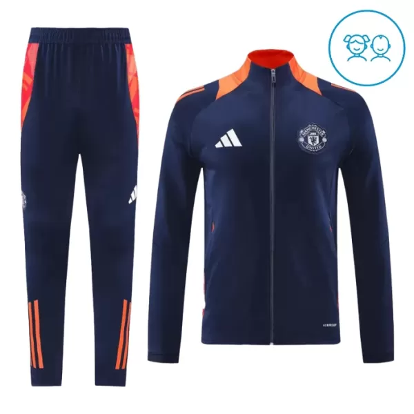 Casaco de Treino Conjunto Manchester United Criança 2024/25 Navy