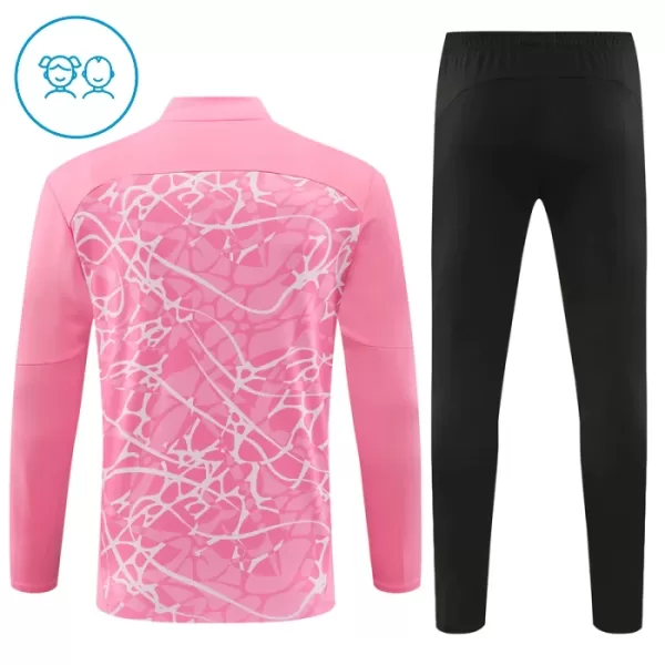 Conjunto de Moletom de Treino Manchester City Criança Quarto-Zíper 2024/25 Rosa