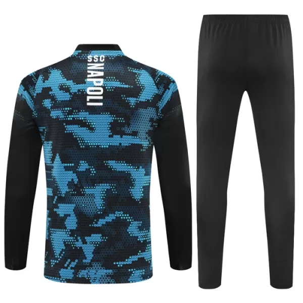 Conjunto de Moletom de Treino Napoli Homem Quarto-Zíper 2024/25 Navy