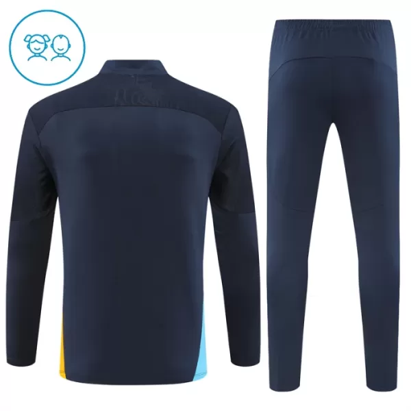 Conjunto de Moletom de Treino Olympique Marseille Criança Quarto-Zíper 2024/25 Navy