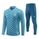 Conjunto de Moletom de Treino Olympique Marseille Homem Quarto-Zíper 2024/25 Azul