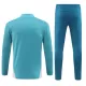 Conjunto de Moletom de Treino Olympique Marseille Teal Version Homem Quarto-Zíper 2024/25