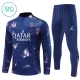 Conjunto de Moletom de Treino Paris Saint-Germain Criança Quarto-Zíper 2024/25 Navy