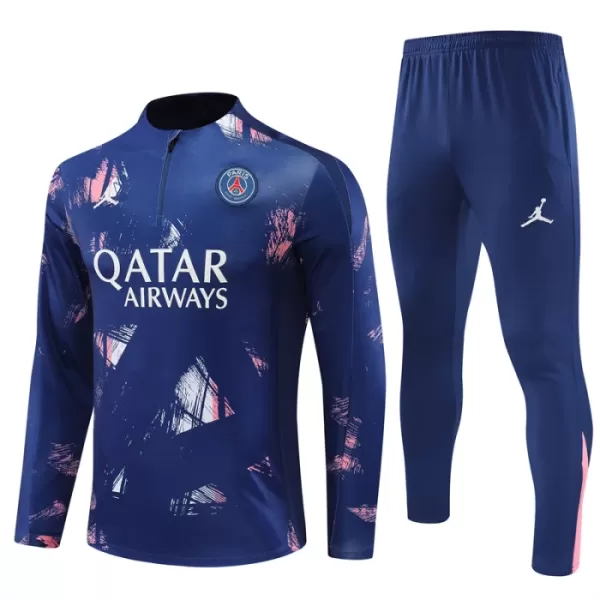 Conjunto de Moletom de Treino Paris Saint-Germain Homem Quarto-Zíper 2024/25 Navy