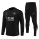 Conjunto de Moletom de Treino Paris Saint-Germain Homem Quarto-Zíper 2024/25 Preta