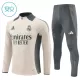 Conjunto de Moletom de Treino Real Madrid Criança Quarto-Zíper 2024/25