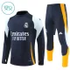 Conjunto de Moletom de Treino Real Madrid Criança Quarto-Zíper 2024/25 Navy