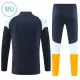 Conjunto de Moletom de Treino Real Madrid Criança Quarto-Zíper 2024/25 Navy