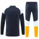 Conjunto de Moletom de Treino Real Madrid Homem Quarto-Zíper 2024/25 Navy