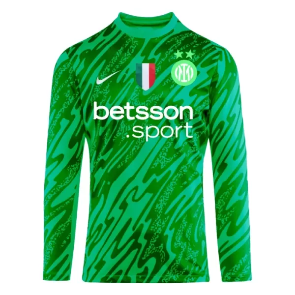 Camisola Guarda-Redes Inter Milan Homem 2024/25 Verde Manga Comprida