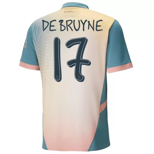 Camisola Manchester City De Bruyne 17 Criança Equipamento 4ª 2024/25