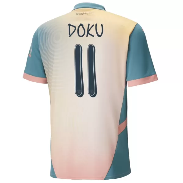 Camisola Manchester City Doku 11 Homem Equipamento 4ª 2024/25