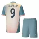 Camisola Manchester City Haaland 9 Criança Equipamento 4ª 2024/25