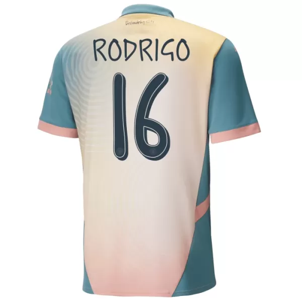 Camisola Manchester City Rodrigo 16 Criança Equipamento 4ª 2024/25