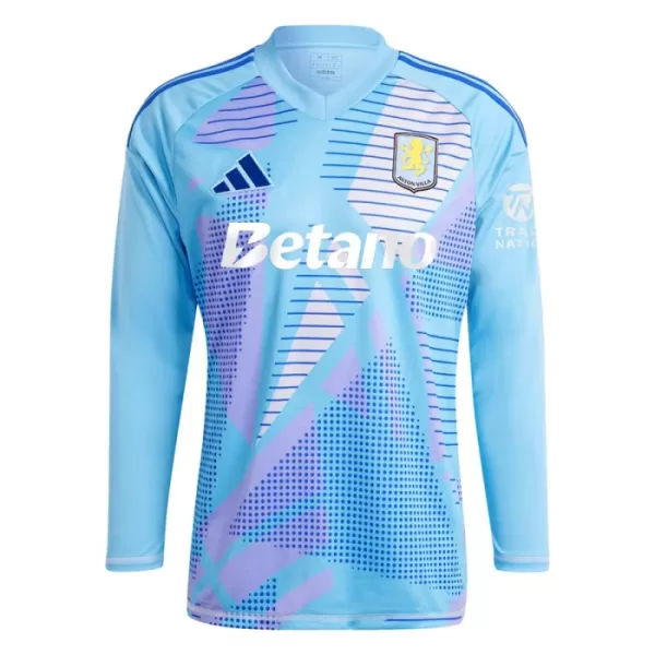 Camisola Guarda-Redes Aston Villa Criança 2024/25 Azul Manga Comprida