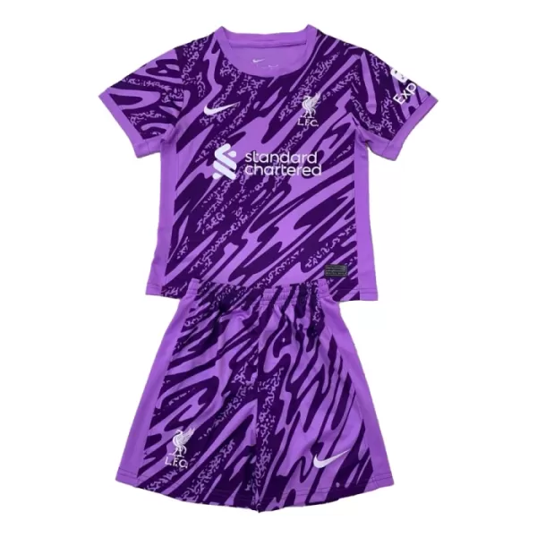 Camisola Guarda-Redes Liverpool Criança 2024/25 Roxo