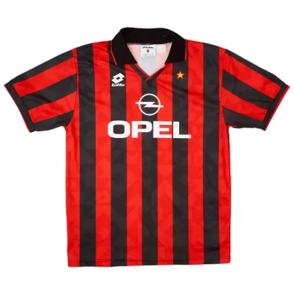 Camisola AC Milan 1994-95 Retrô Homem Equipamento 1ª