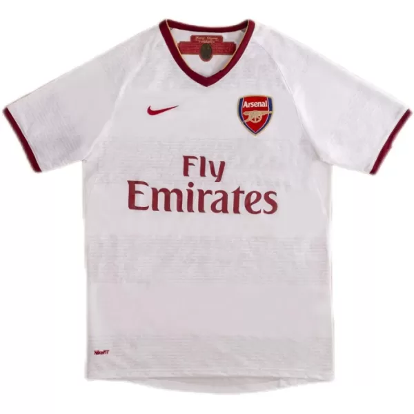 Camisola Arsenal 2007-08 Retrô Homem Equipamento 2ª